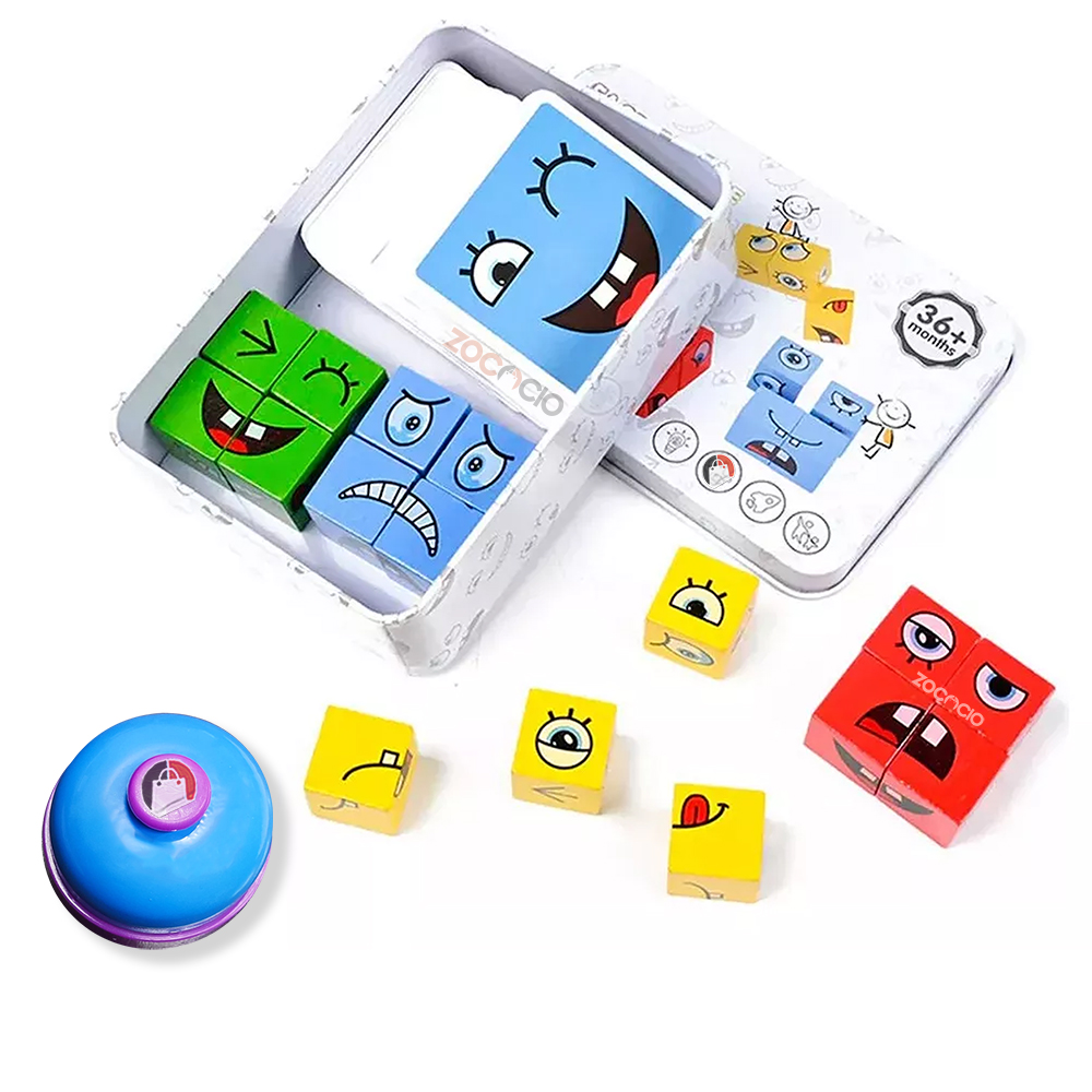 Miniatura 4 de Juego Puzzle Rompecabezas Bloques Face